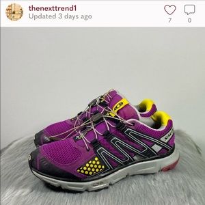 Salomon xr mission 1 purple trail running shoes